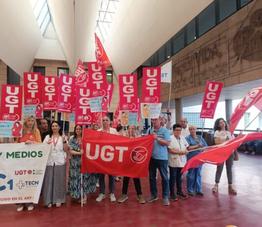 UGT Servicios Públicos se manifiesta por los Técnicos/as de Grado Medios y Superior