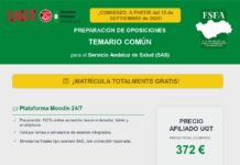 Preparación para las OPE’s de Sanidad