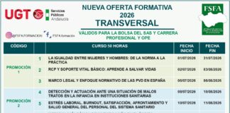 Nuevos cursos de formación para el SAS