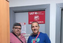 Visita del Secretario General de UGT SP Córdoba al Hospital de Montilla