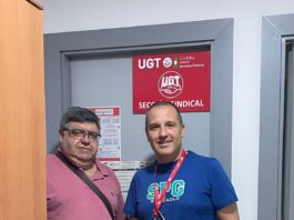 Visita del Secretario General de UGT SP Córdoba al Hospital de Montilla