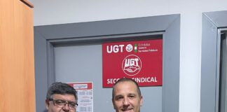 Visita del Secretario General de UGT SP Córdoba al Hospital de Montilla