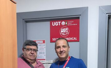 Visita del Secretario General de UGT SP Córdoba al Hospital de Montilla