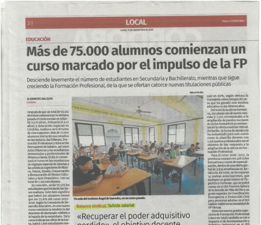 Diario Córdoba 14/09/2026