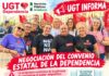 UGT SP Córdoba en la manifestación por la dependencia de Madrid